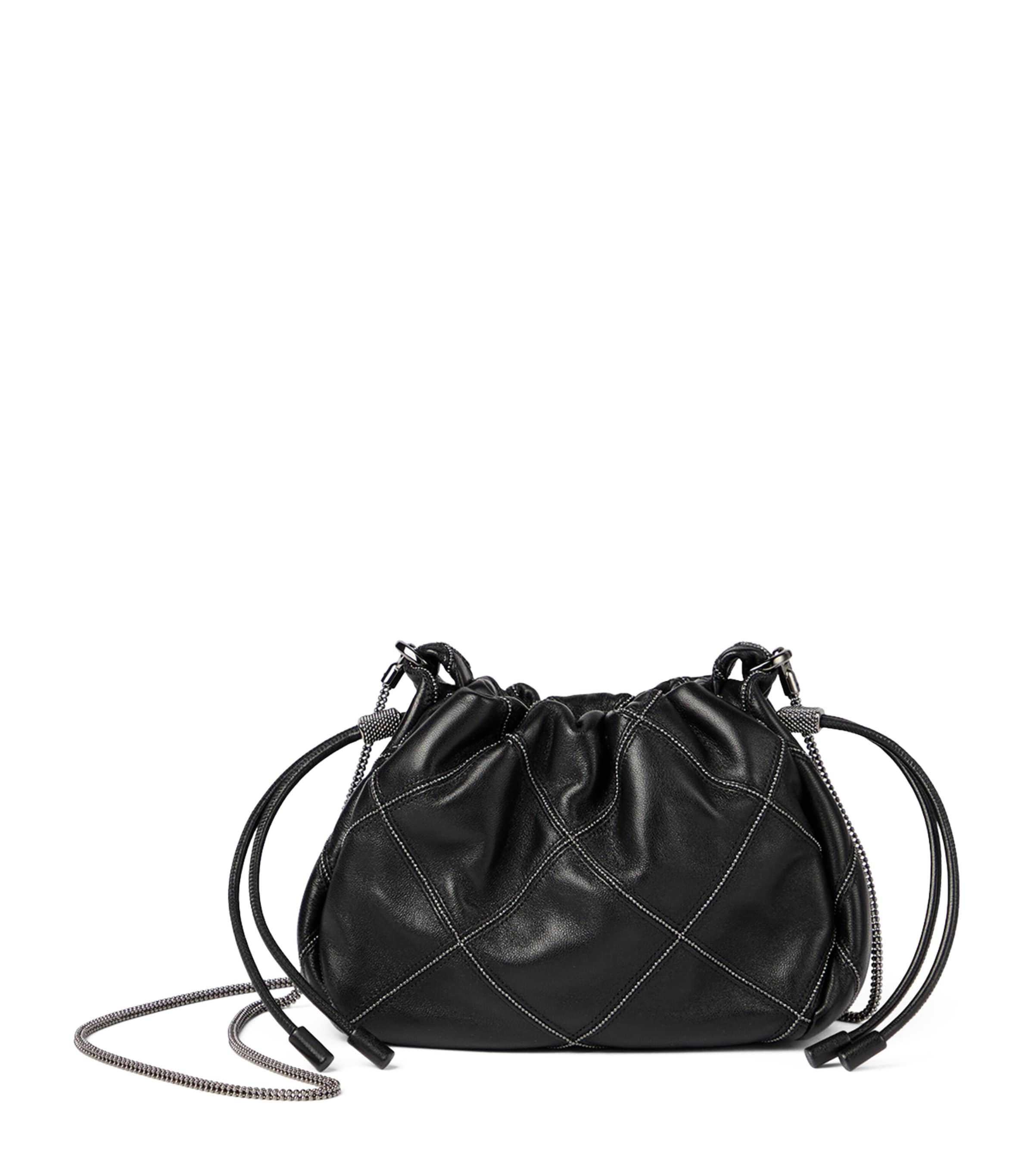 Mini Leather Mellow Bucket Bag