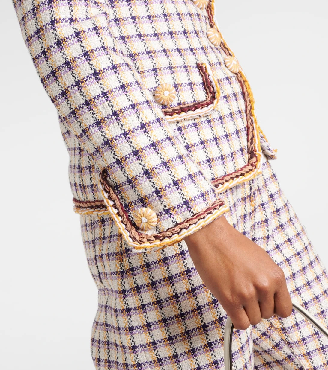 Etro - Checked cotton-blend jacket