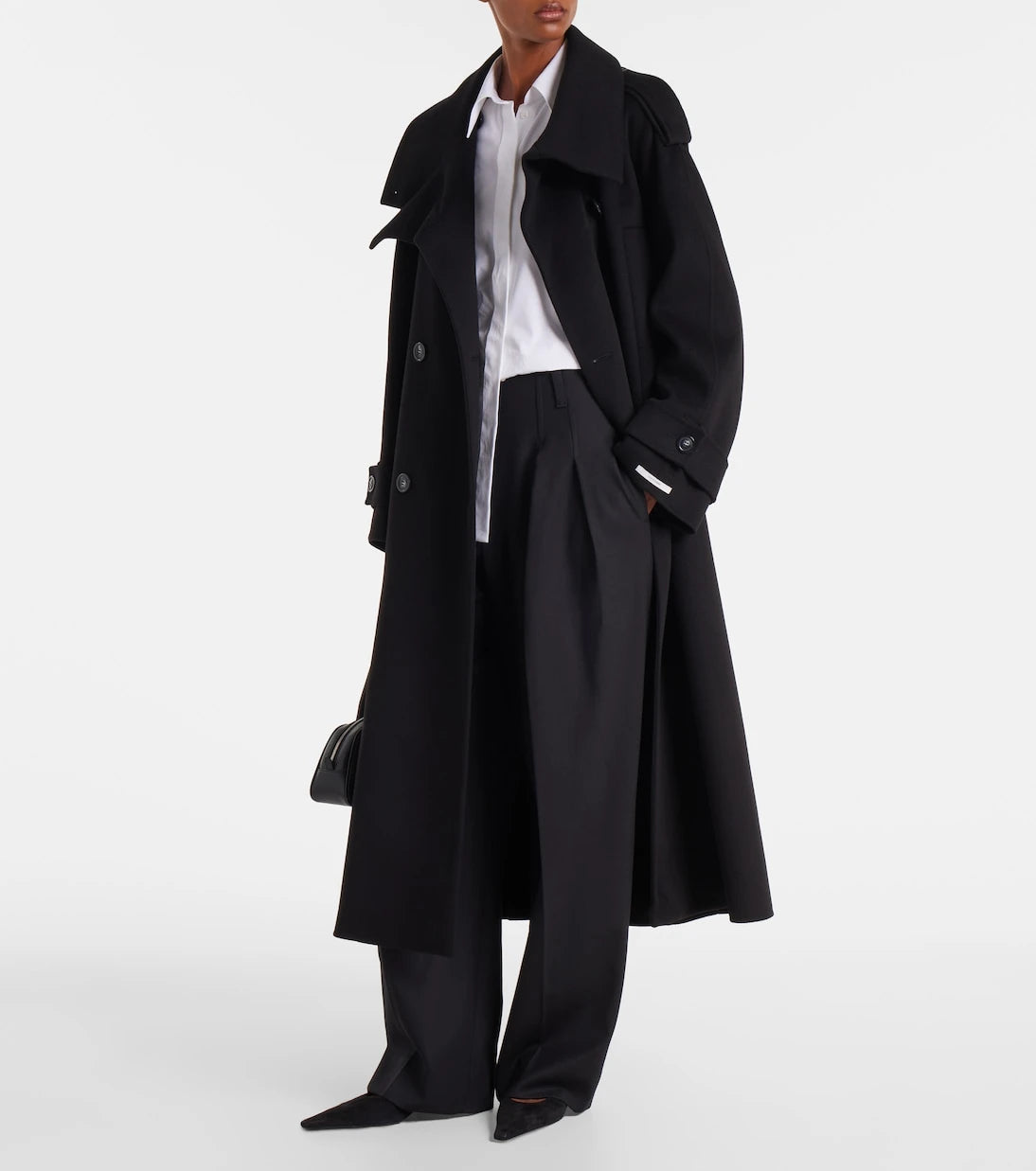 Sportmax - Yole virgin wool trench coat