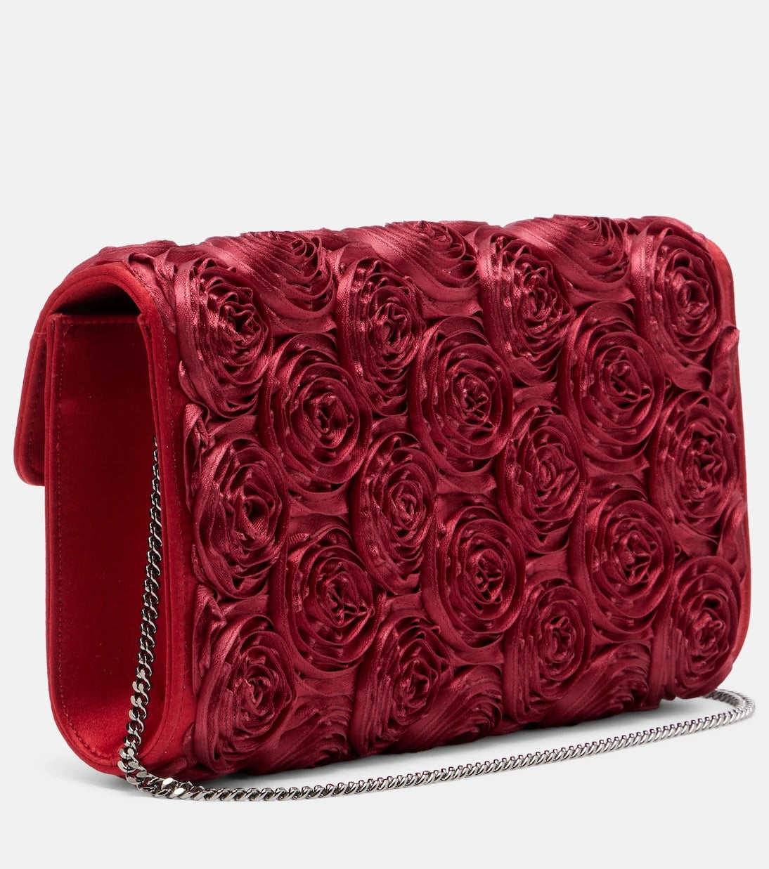 Roger Vivier - Rose Vivier embellished satin clutch