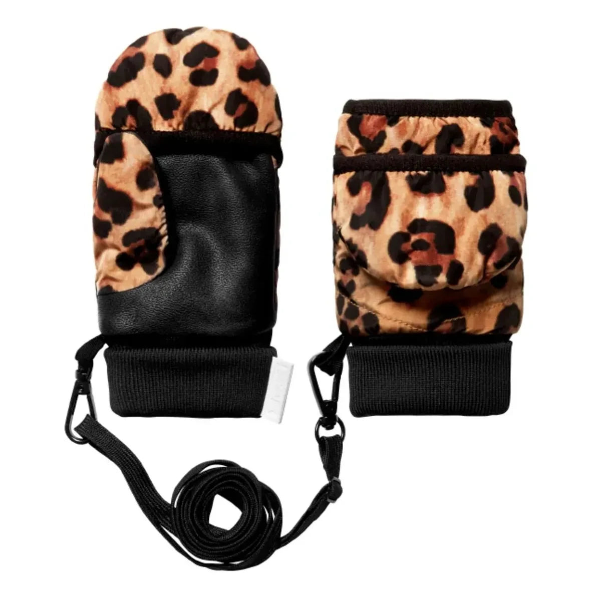 Fudoon - Exclusivité Fudoon X Smallable - Convertible Leopard Mittens | Brown