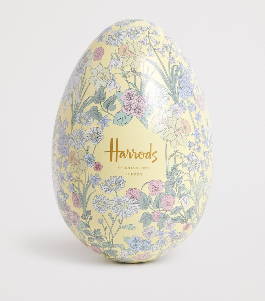 Plush Chicks in a Tin Egg