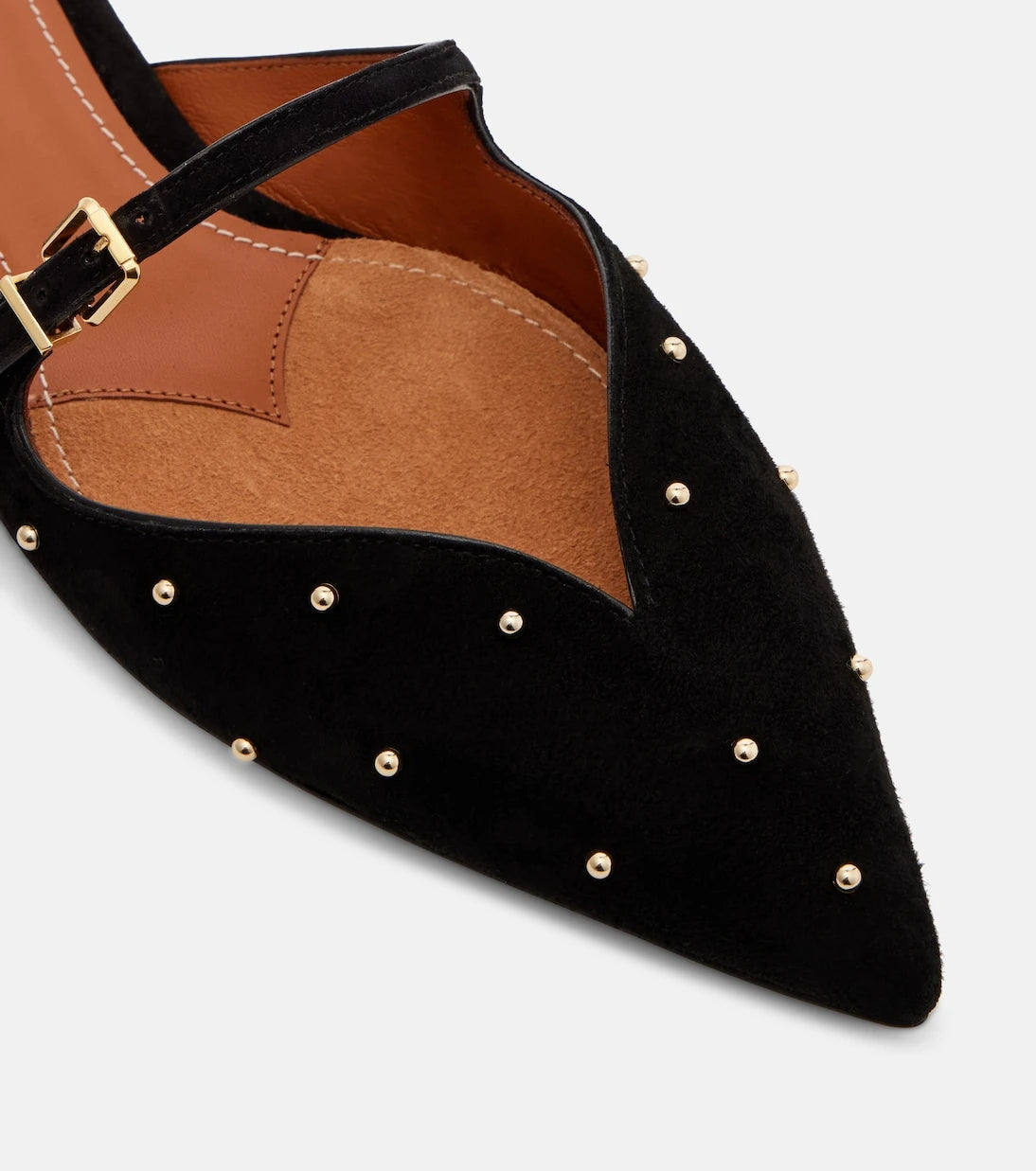 Zimmermann - Aura studded suede mules