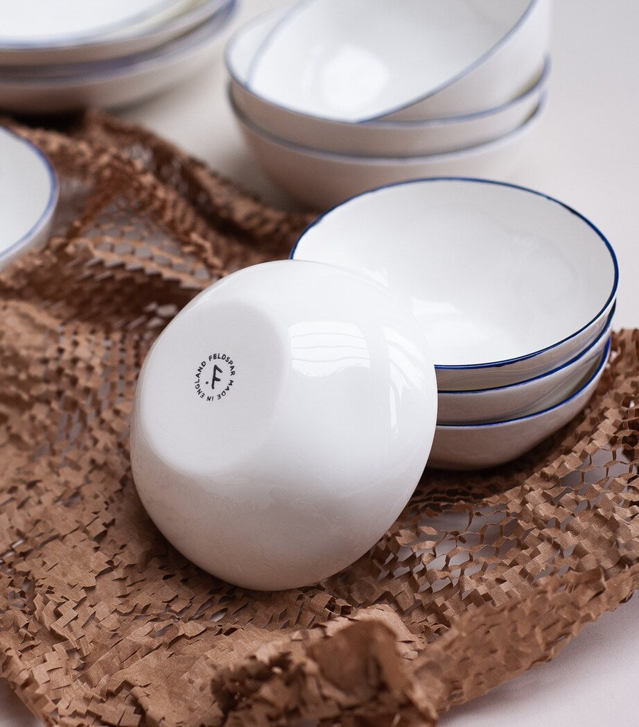 FELDSPAR Set of 4 Cobalt Ice Cream Bowls (13cm)