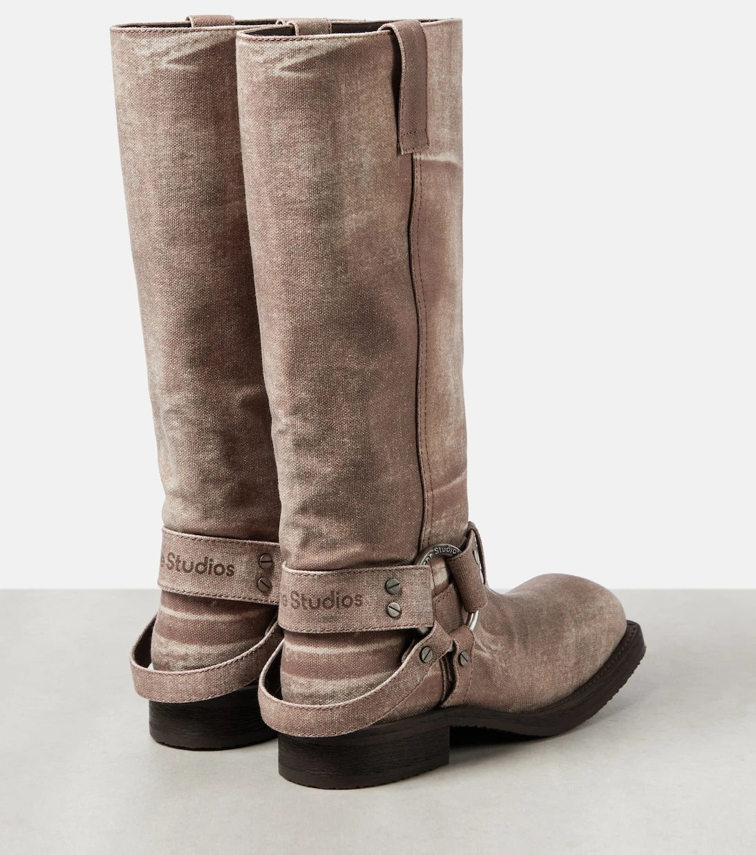 Acne Studios - Balius 35 printed knee-high boots