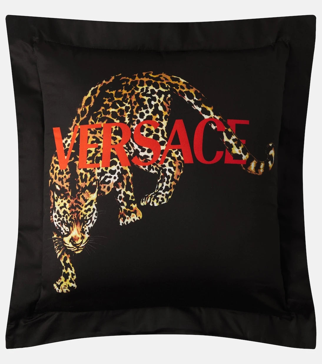 Versace Home - Logo printed cotton satin cushion