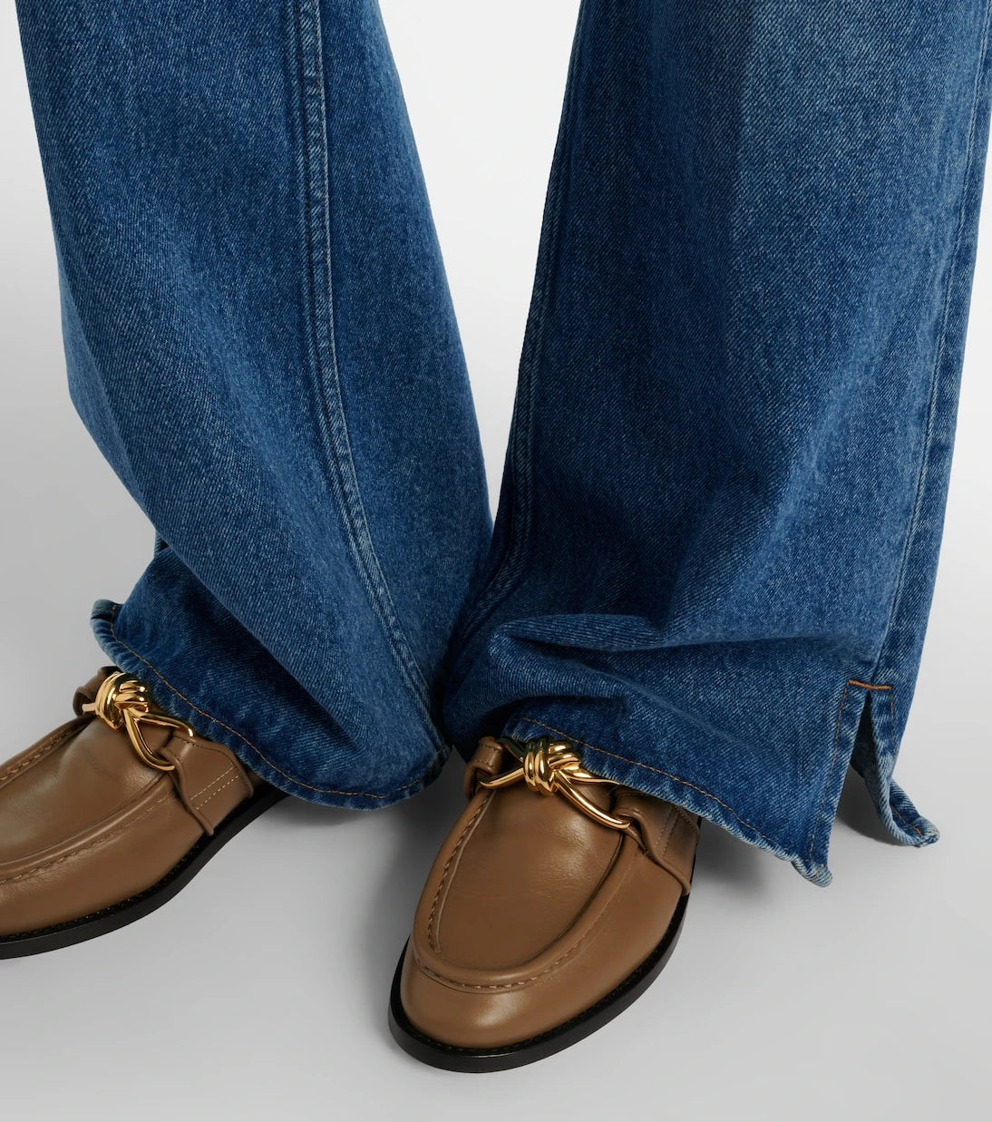 Bottega Veneta - Astaire Knot leather loafers