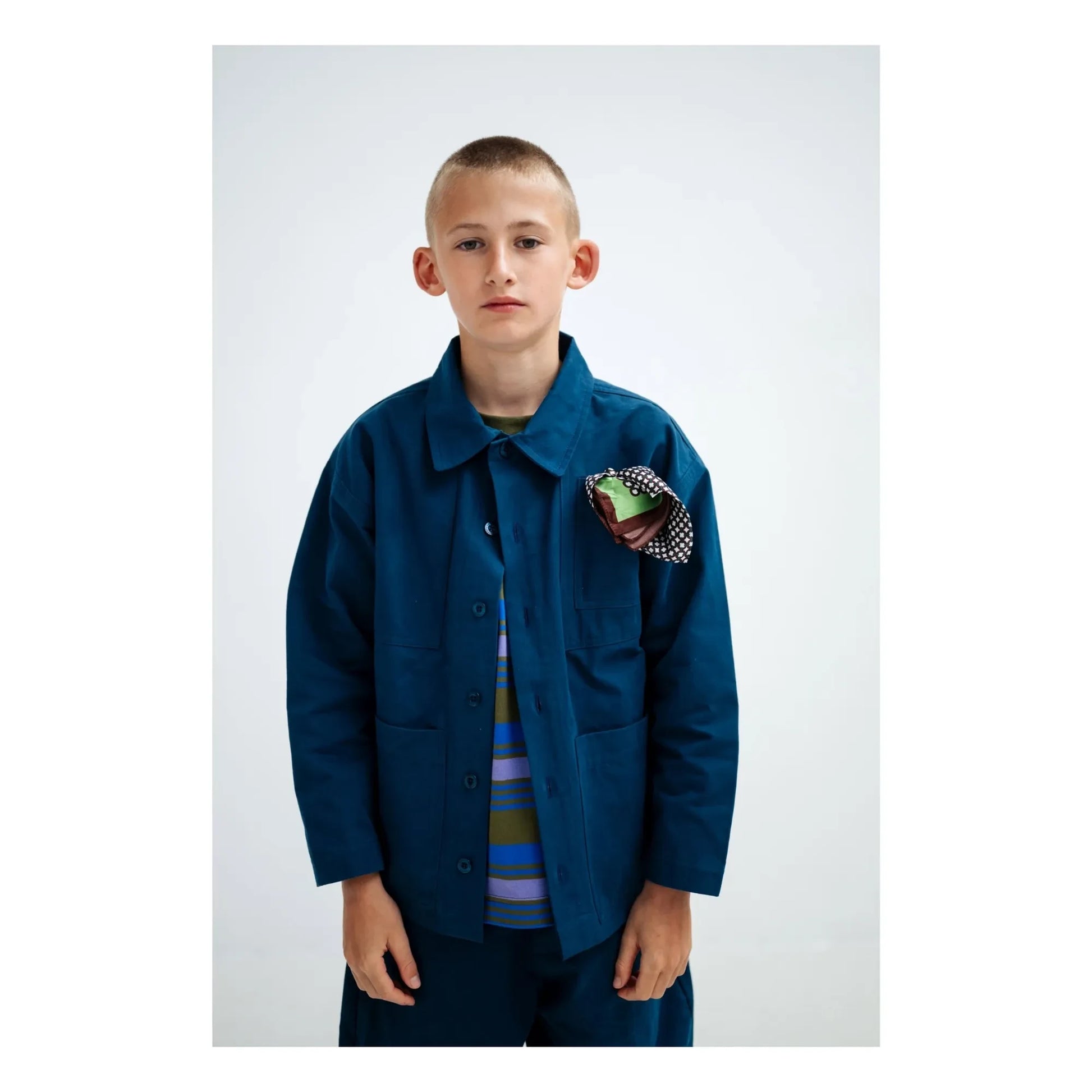 Repose AMS - Organic cotton workwear jacket | Dark Blue