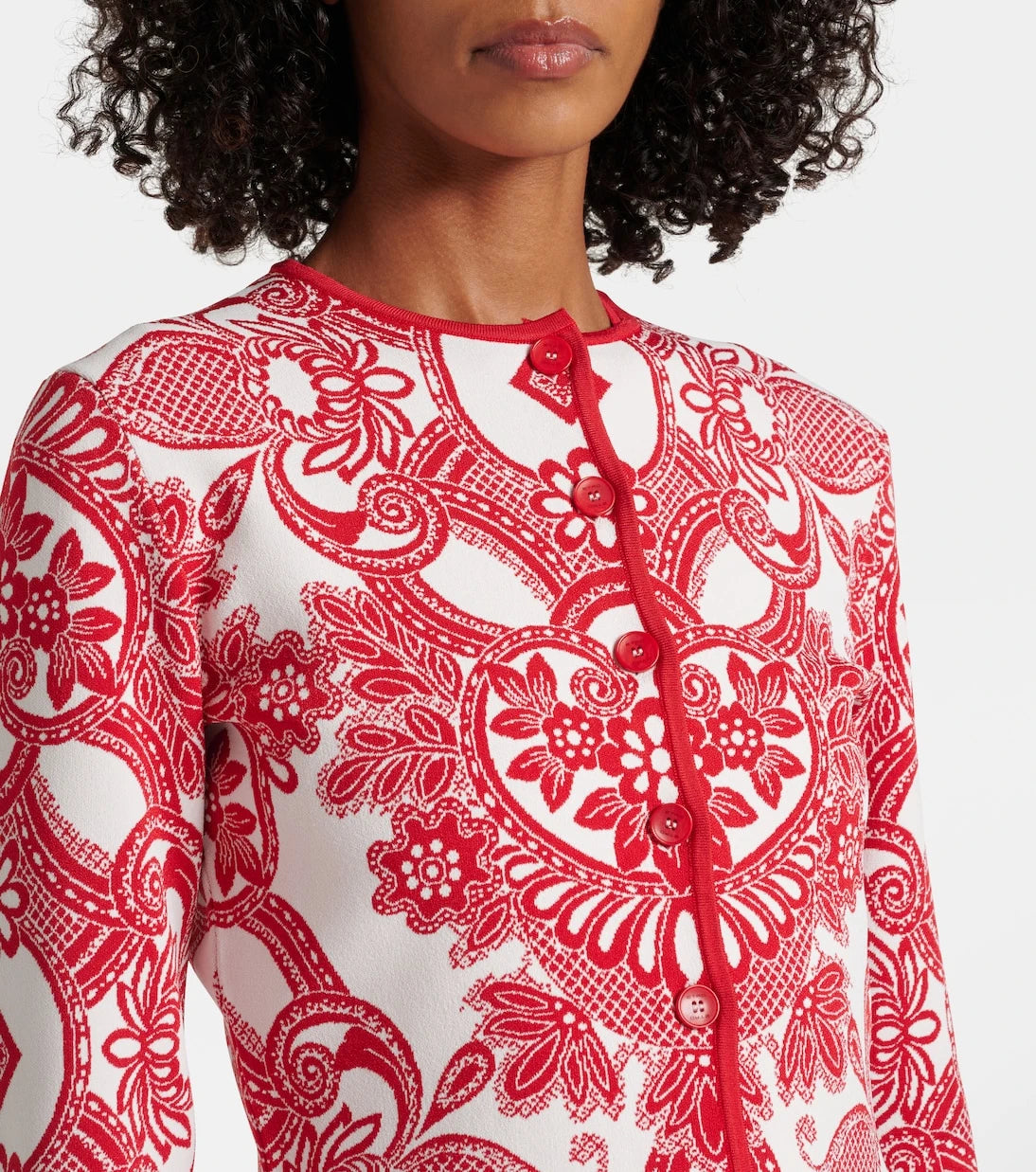 Etro - Paisley cropped cardigan