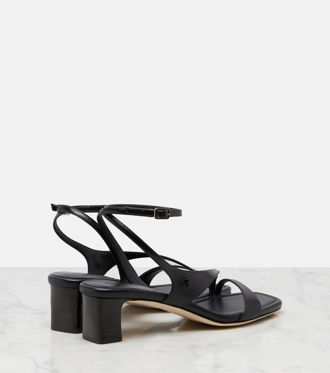 Jimmy Choo - Faye leather slingback sandals