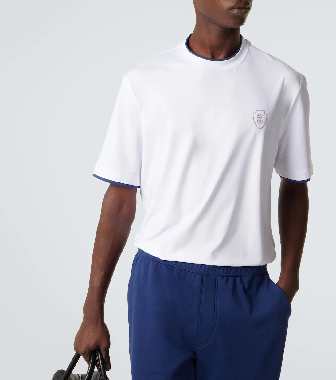 Brunello Cucinelli - Logo cotton jersey T-shirt