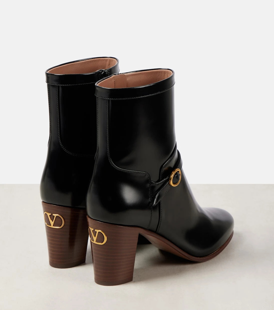 Valentino Garavani - Pattie 75 leather ankle boots