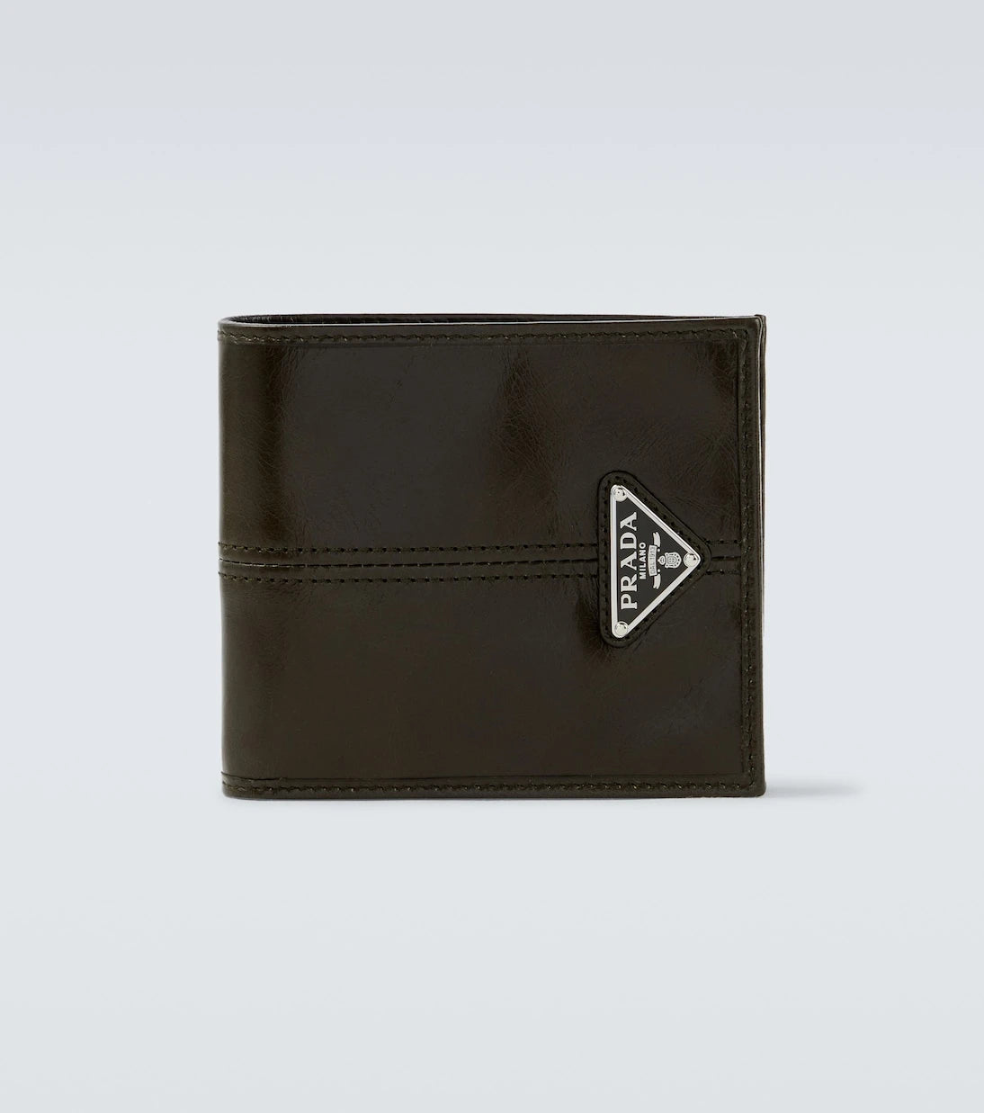 Prada - Leather bifold wallet
