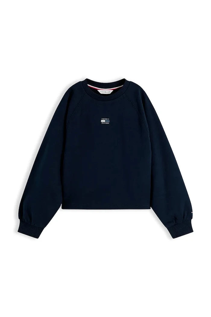 Tommy Hilfiger çocuklar için pamuklu sweatshirt