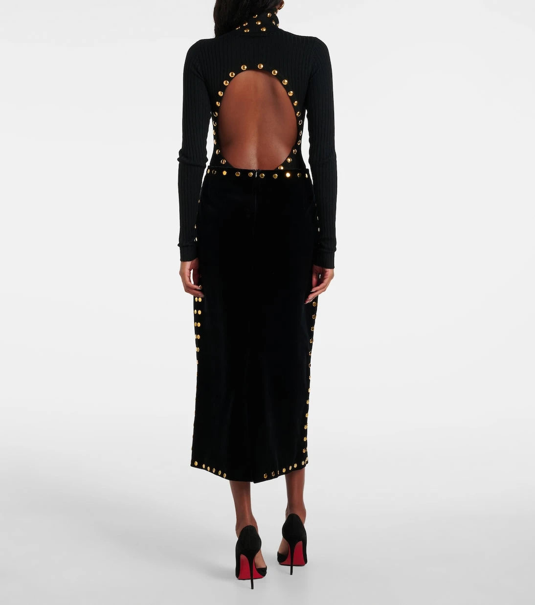 Dodo Bar Or - Evn velvet midi skirt