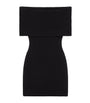 Givenchy Black Wool-Blend Knit Mini Dress