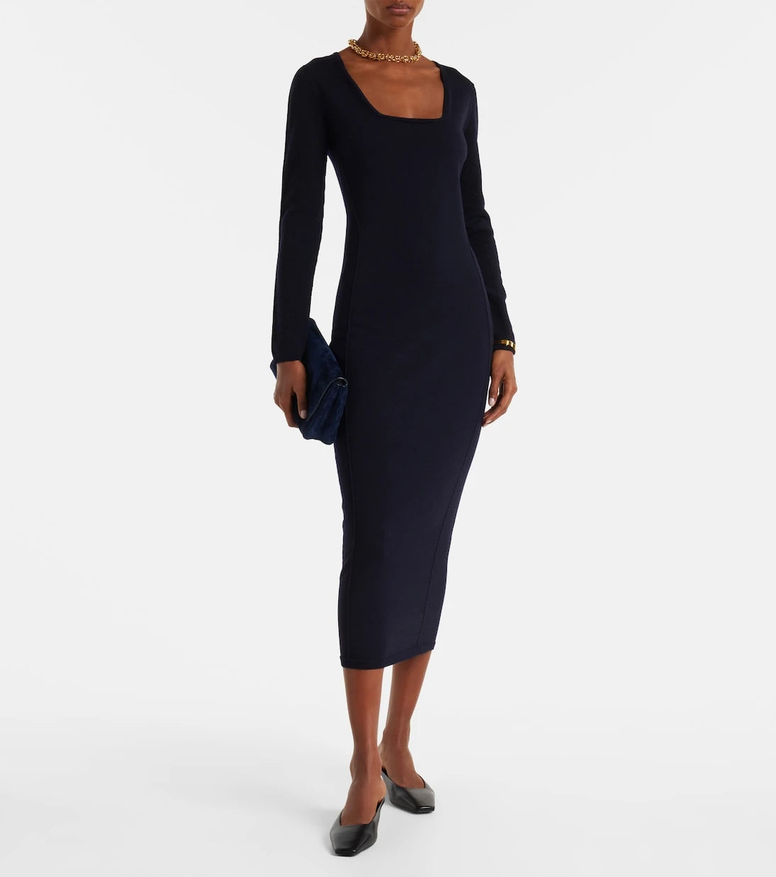 Max Mara - Sophia wool-blend midi dress