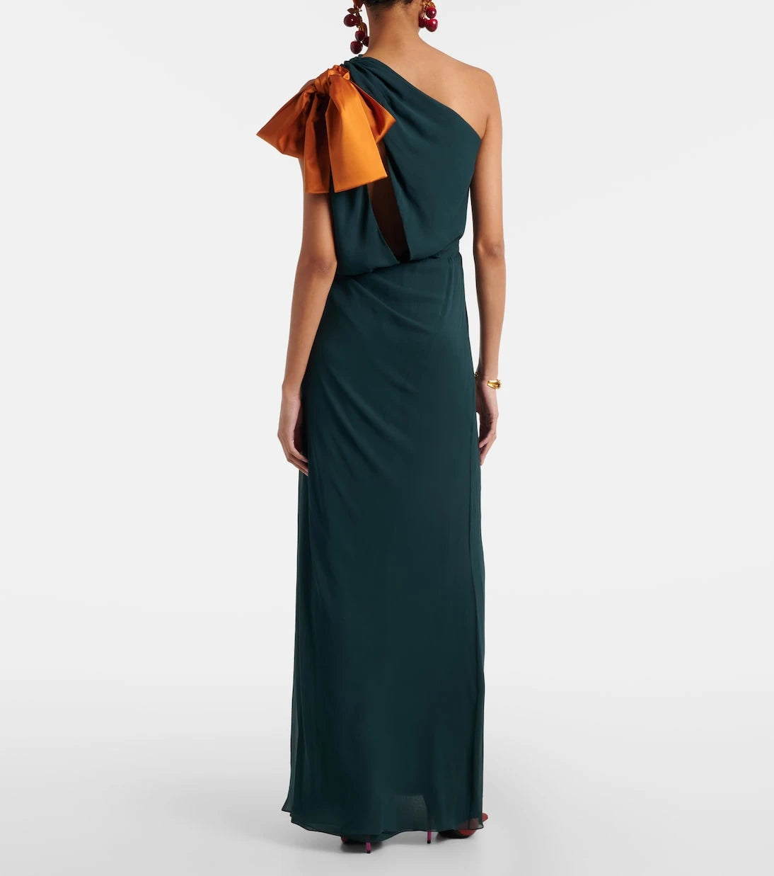 Saint Laurent - Silk chiffon gown
