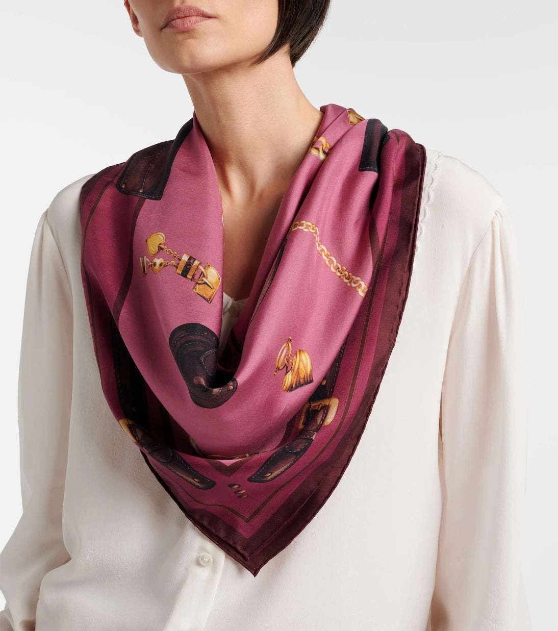 Chloé - Paddington silk scarf