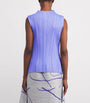 Mellow Pleats Top SAXE BLUE