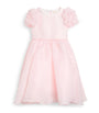 Pink Ruffle-Sleeve Dress (2-14 Years)