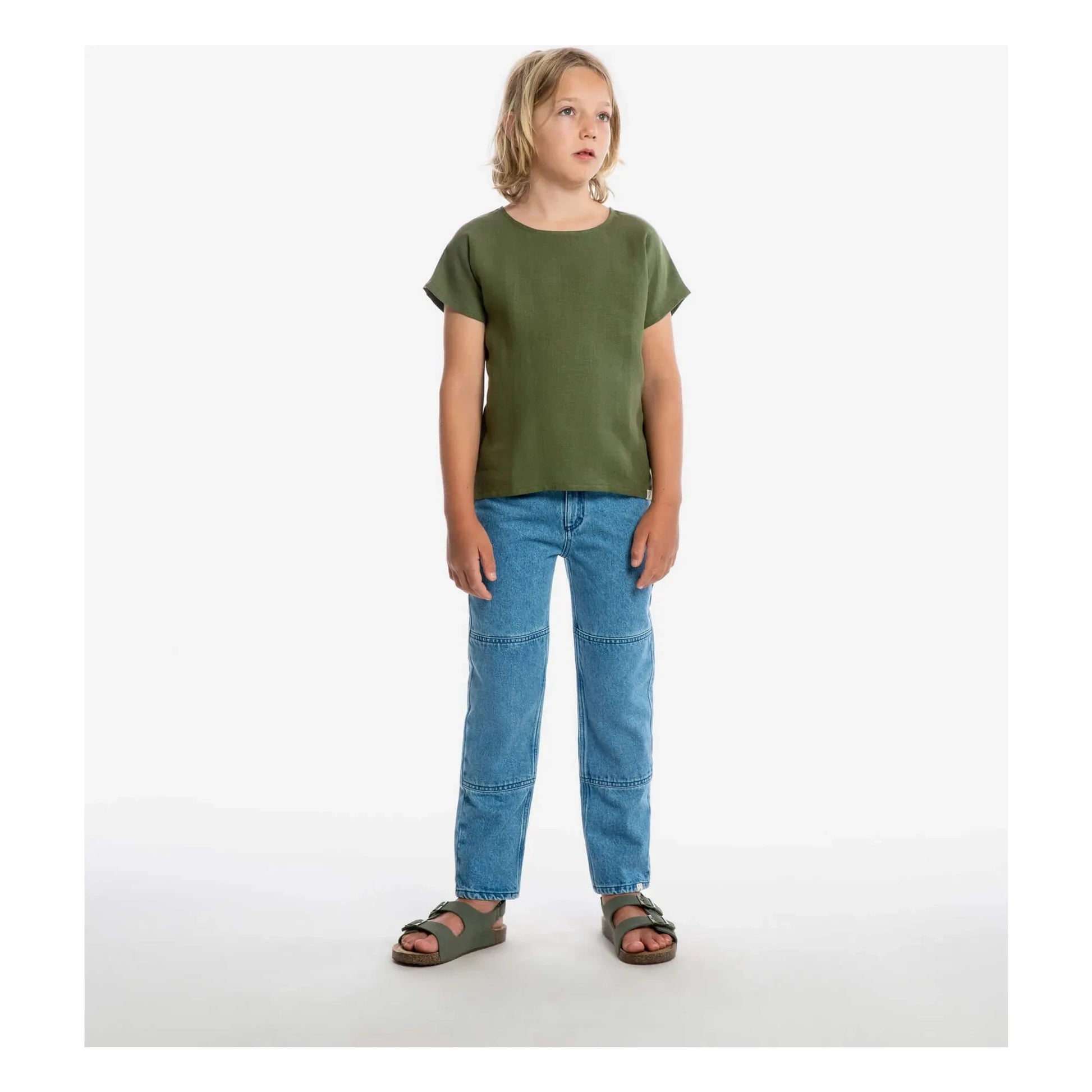 Matona - Easy Lin T-shirt | Olive