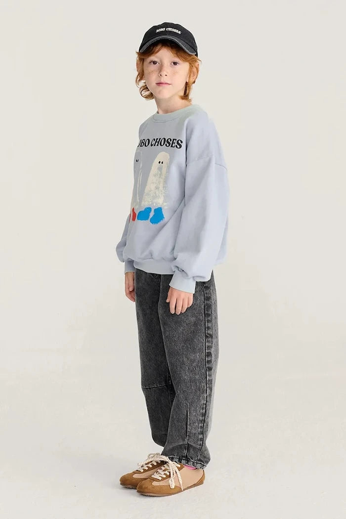Bobo Choses Çocuk Pamuklu Sweatshirt Booty Ghosts