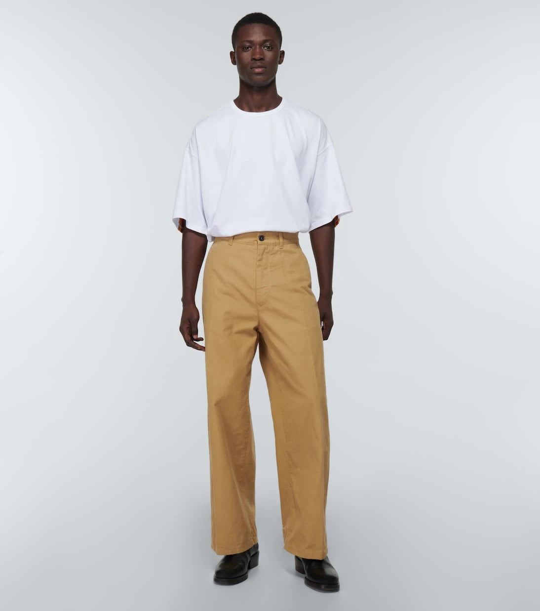 Incotex x Facetasm - Wide-leg cotton pants