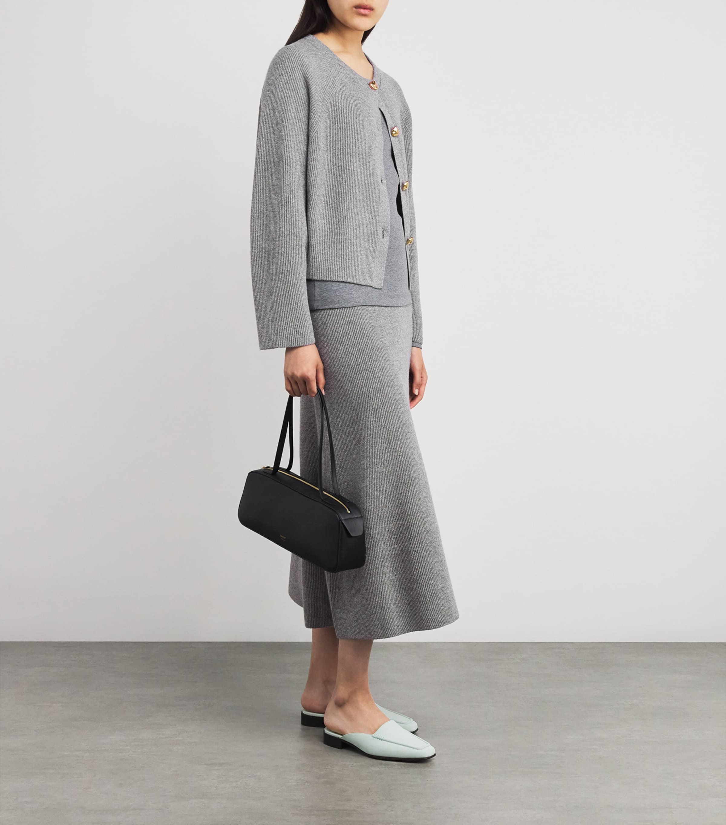 Fabiana Filippi Merino Wool-Blend Midi Skirt