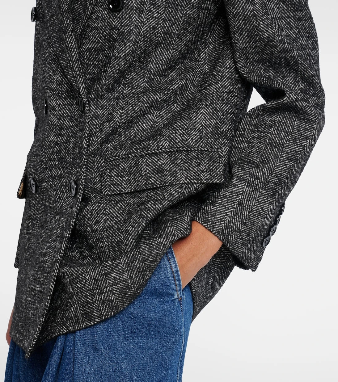 Dolce&Gabbana - Double-breasted wool-blend jacket