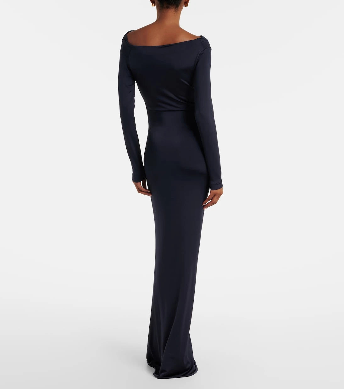 Victoria Beckham - Gathered jersey maxi dress