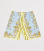 Versace Kids Silk Barocco Shorts (12 Months - 5 Years)