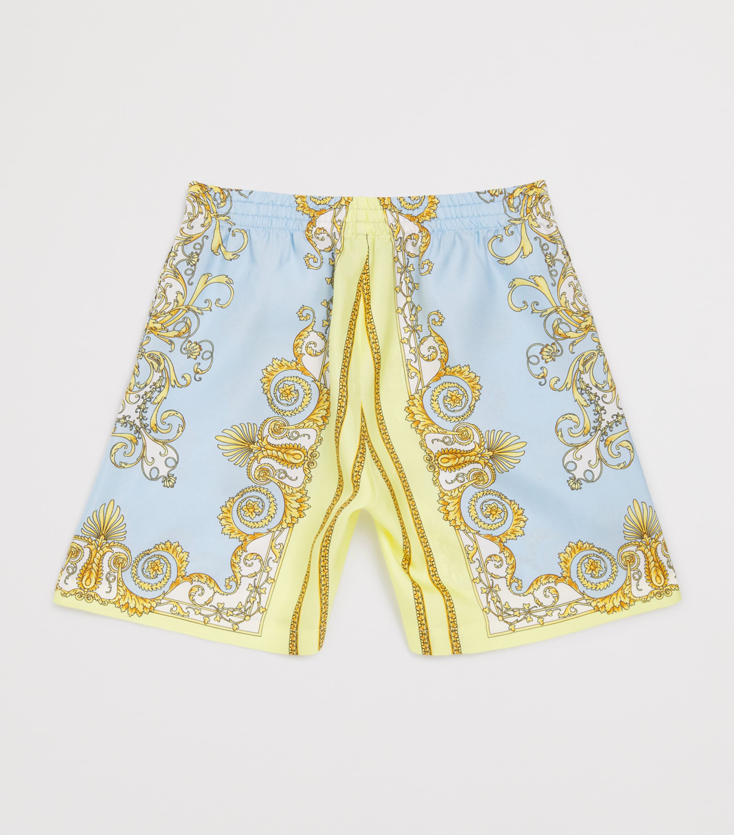 Versace Kids Silk Barocco Shorts (12 Months - 5 Years)