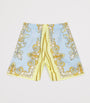 Versace Kids Silk Barocco Shorts (12 Months - 5 Years)