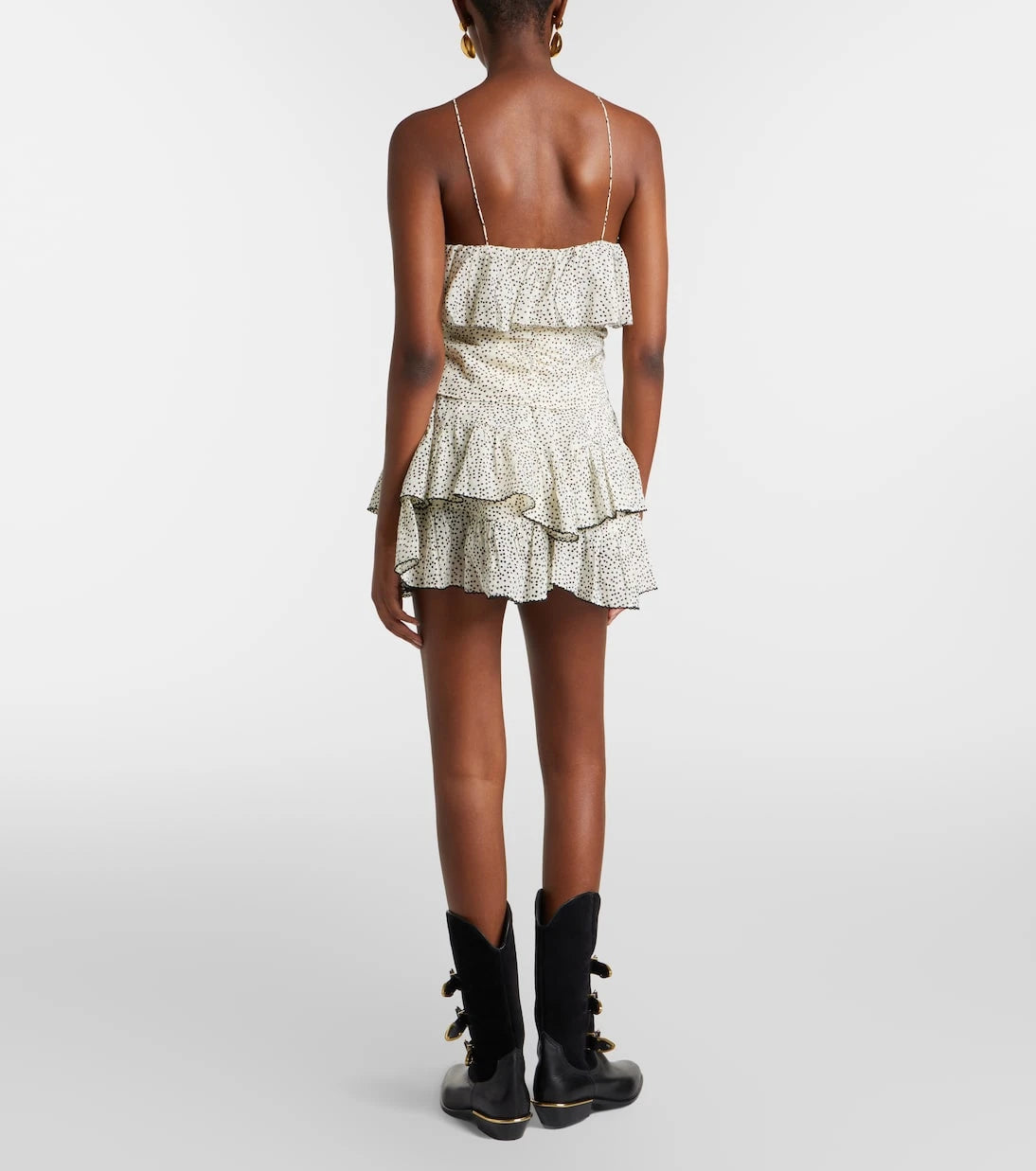 Marant Etoile - Jocadia ruffled cotton shorts