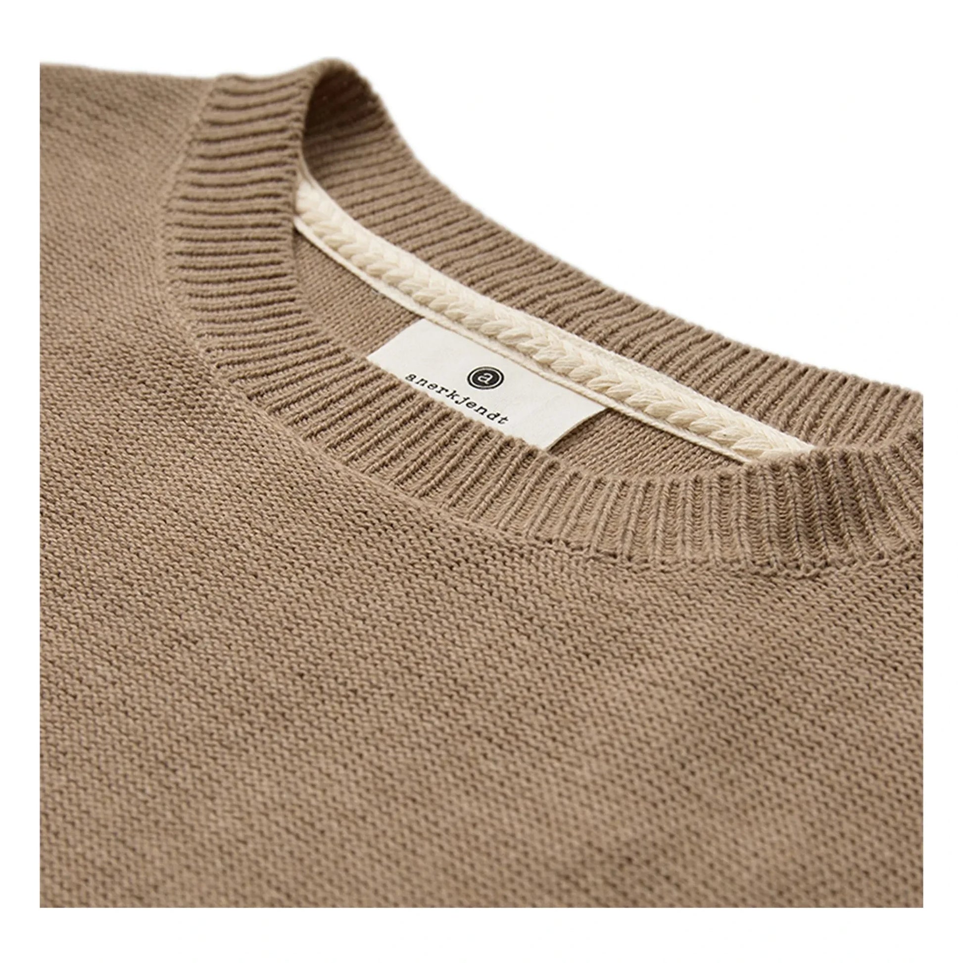 Anerkjendt - Akebbe Cotton Sweater | Taupe brown