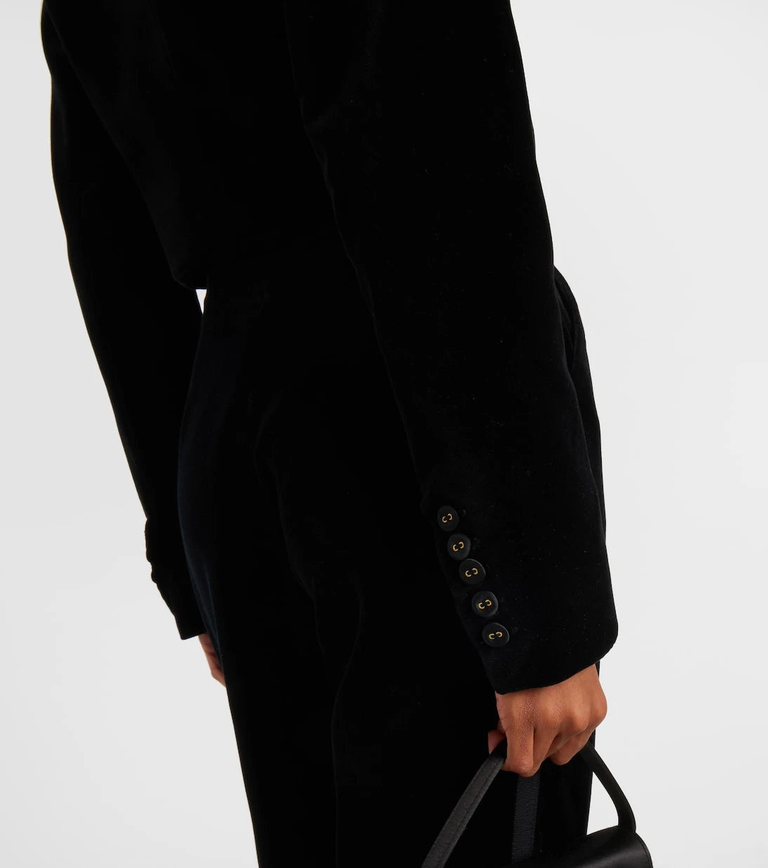 Costarellos - Cotton velvet blazer