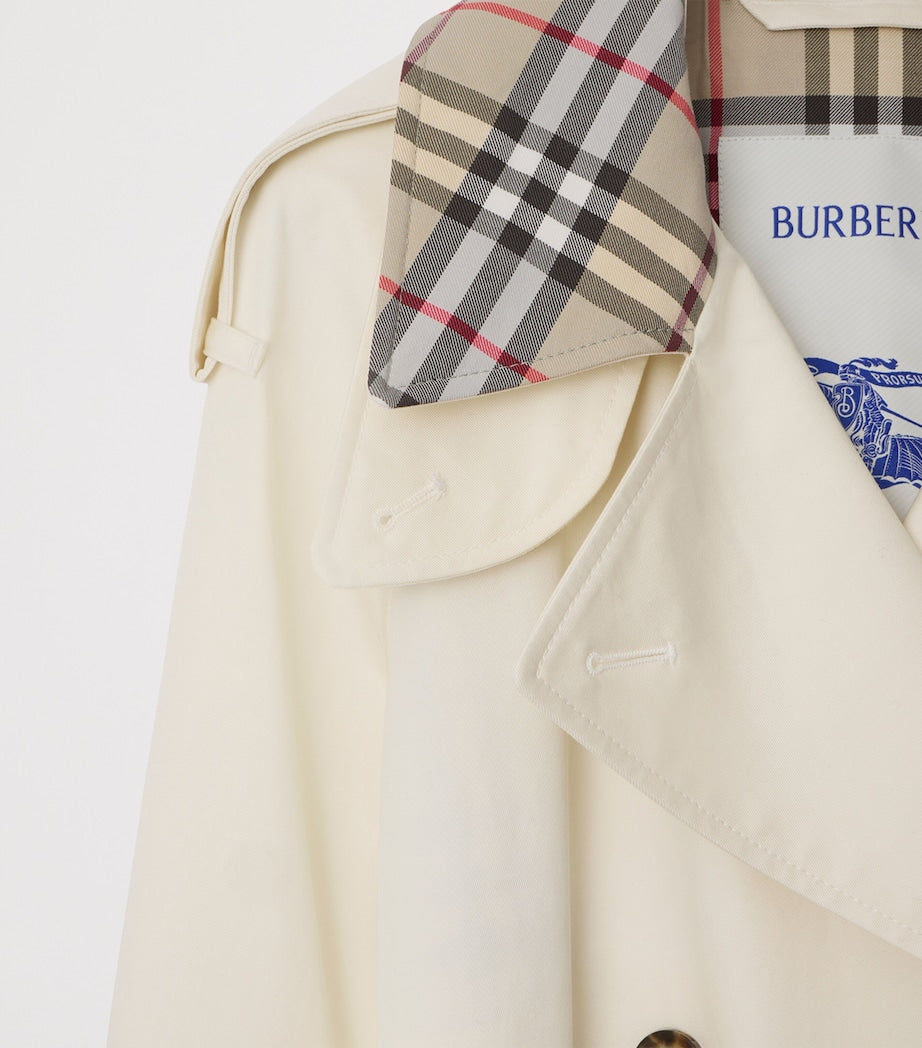 Mid-Length Castleford Trench Coat COTTON