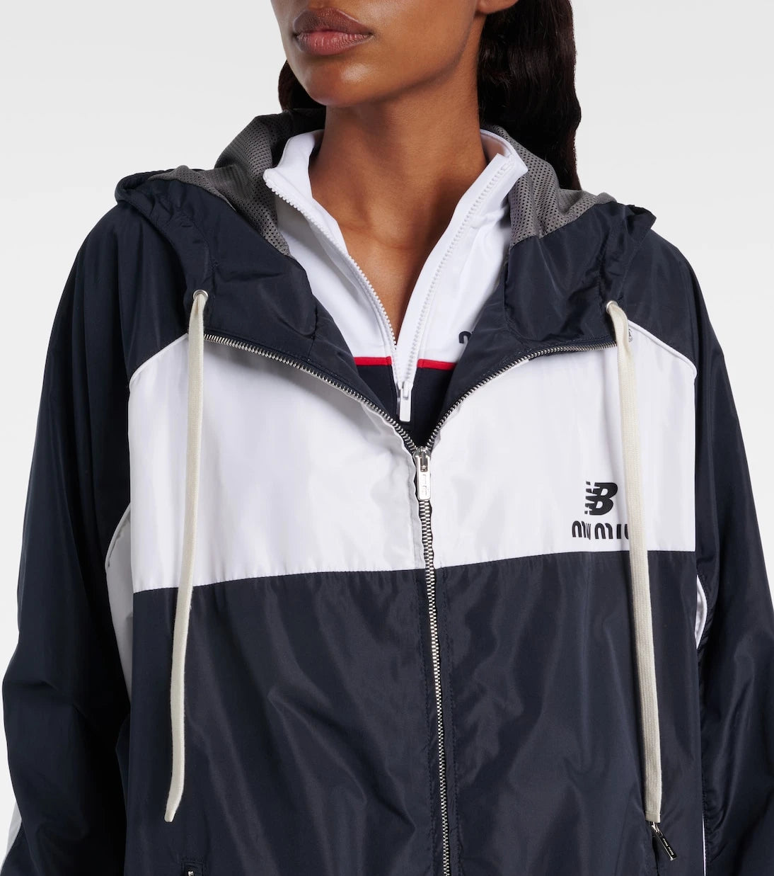 Miu Miu - x New Balance poplin track jacket