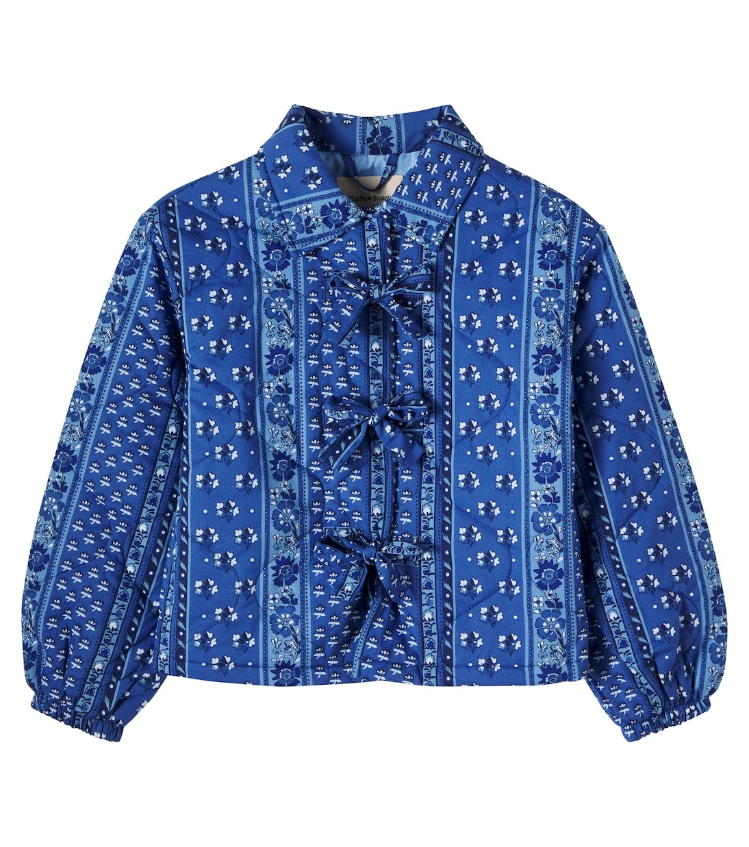 The New Society - Mare floral quilted cotton jacket