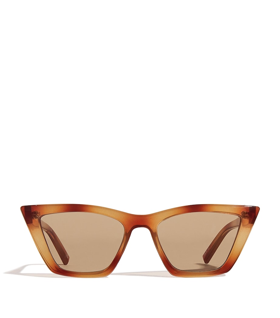 Le Specs Multi Tortoiseshell Cat Eye Velodrome Sunglasses