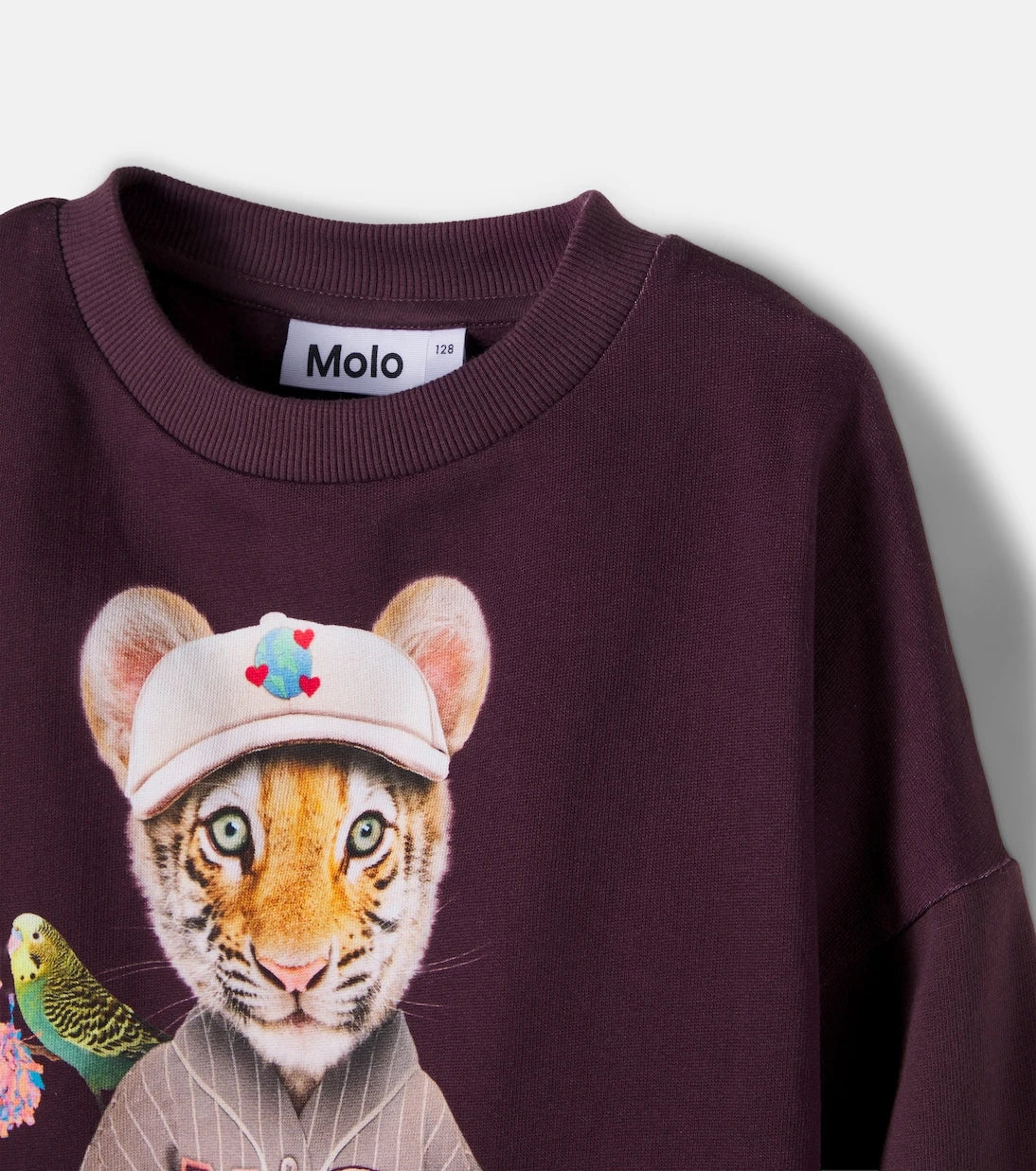 Molo - Maxi printed cotton jersey sweatshirt