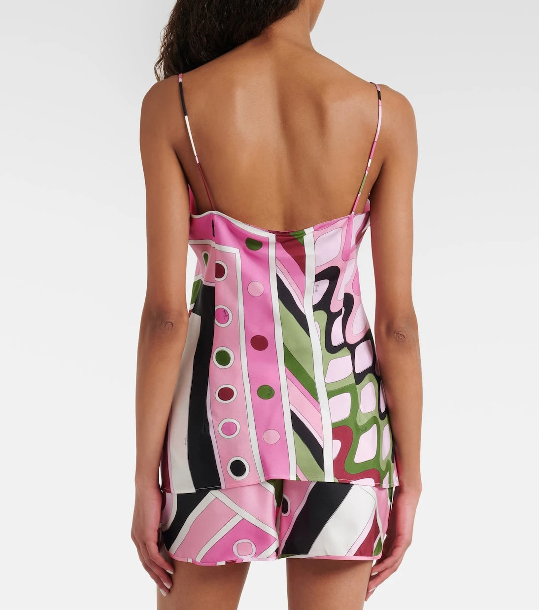 Pucci - Vivara silk satin top
