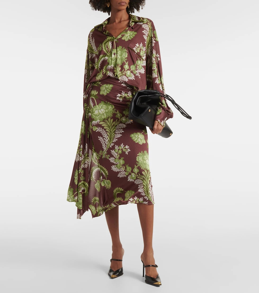 Etro - Floral oversized shirt