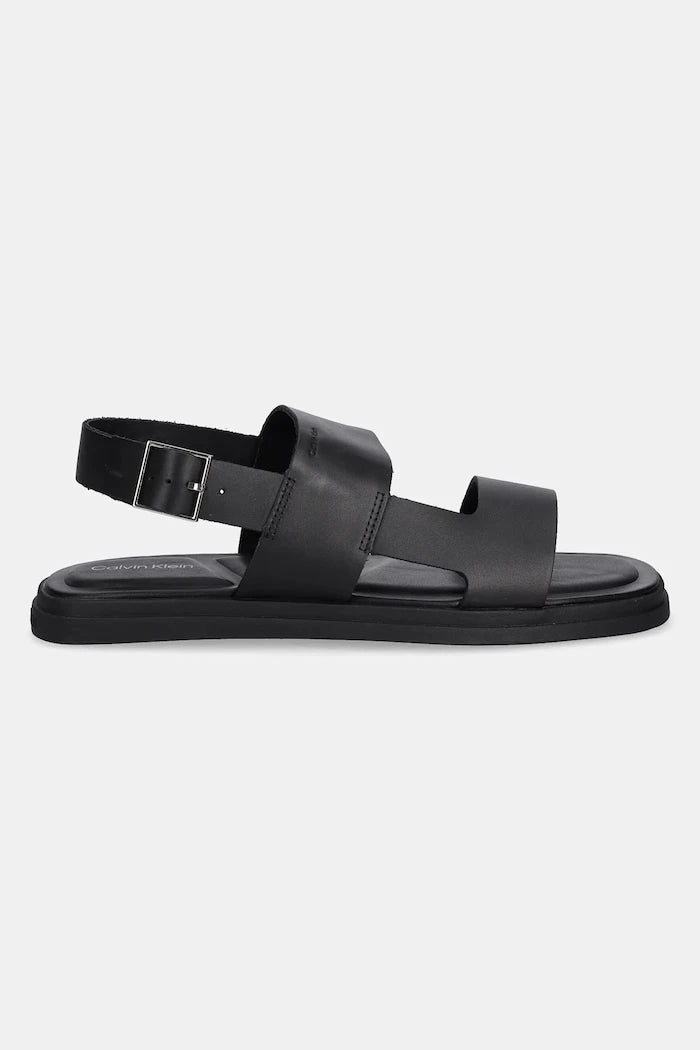 Кожени сандали Calvin Klein BACK STRAP W/ BUCKLE