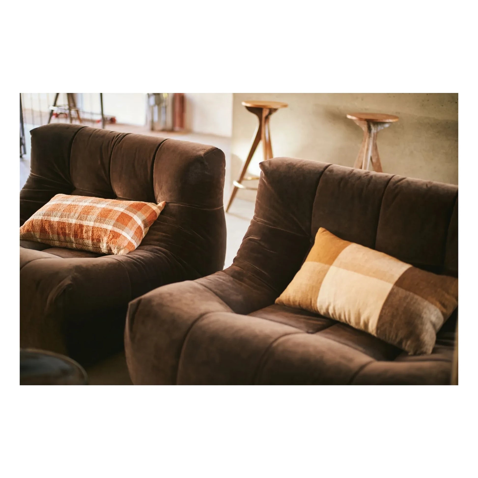 HKliving - Lazy lounge chair | Brown