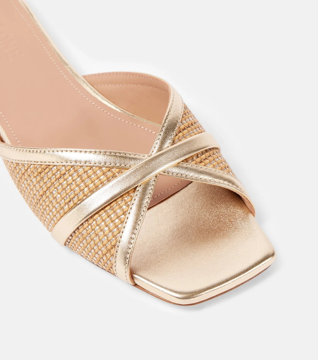 Malone Souliers - Perla raffia sandals