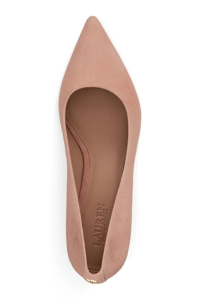 Lauren Ralph Lauren обувки с ток от кожа Adrienne