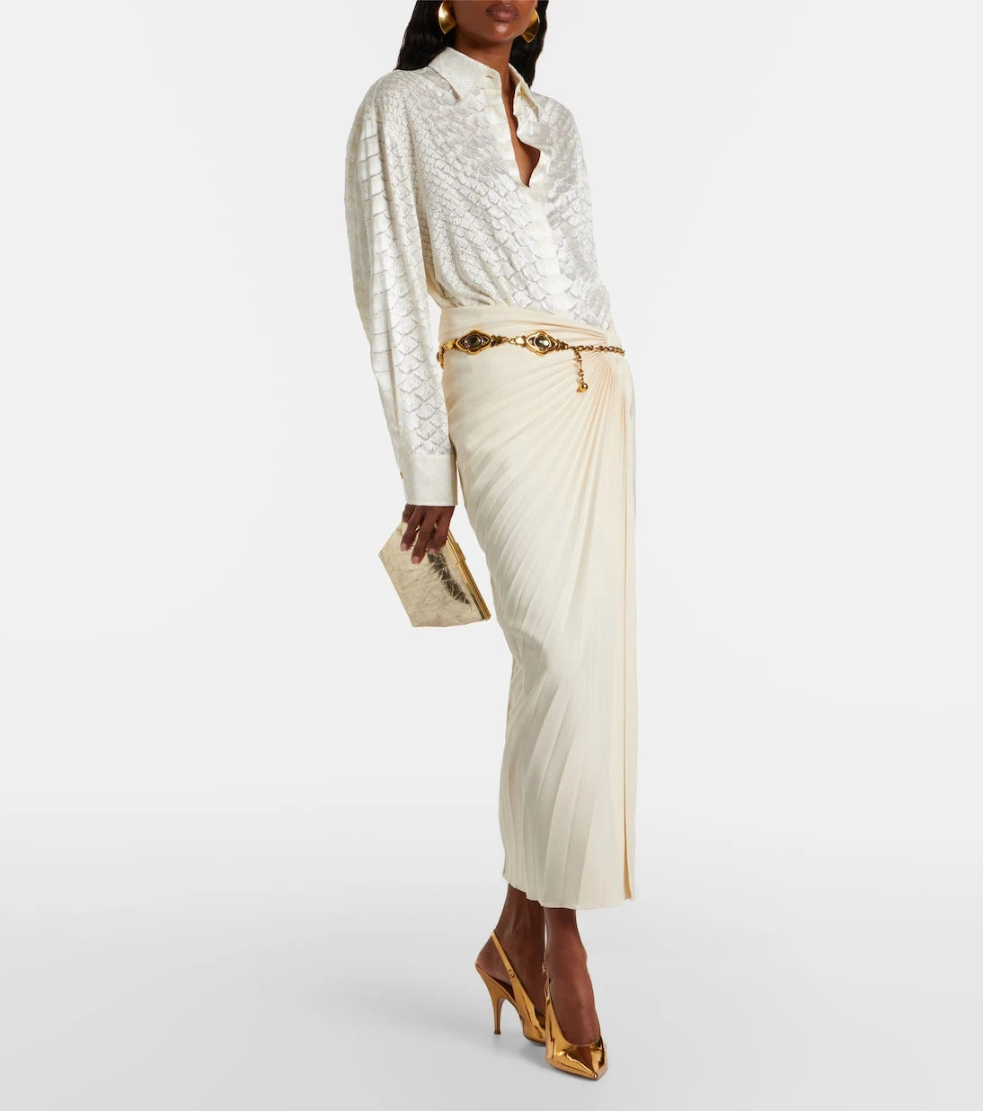 Roberto Cavalli - Snake-print shirt