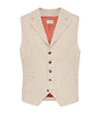 Wool-Cashmere Flecked Waistcoat